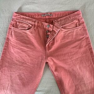 Vince salmon color denim jeans - size 34W / 32 inseam